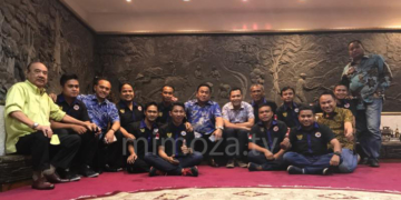 Rahmat Gobel bersama DPW Garda Nasdem Gorontalo