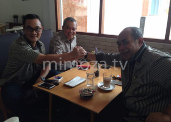 Adhan Dambea, CBD dan Ramdan Datau saat makan siang bersama
