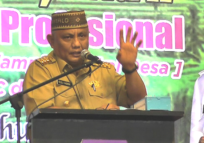 Gubernur Provinsi Gorontalo Rusli Habibie. (Foto: Lukman Polimengo)