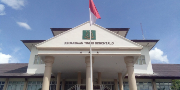 Gedung Kantor Kejaksaan Negeri Gorontalo. Foto:lukman Polimengo.