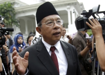 Menko Perekonomian Darmin Nasution di Istana Presiden, Jakarta. (Foto: dok AP).
