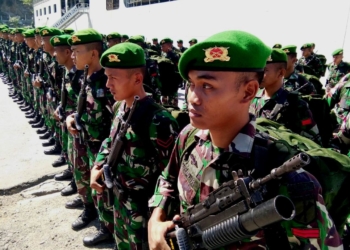 Foto Satgas Pamtas yang usai bertugas beberapa waktu yang lalu.