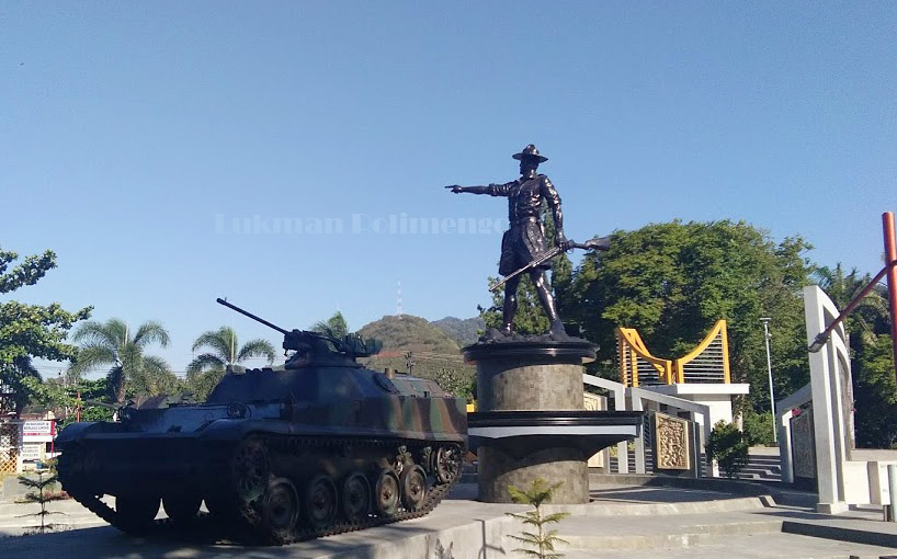 Patung Pahlawan Nasional, Nani Wartabone. Foto: Lukman polimengo.