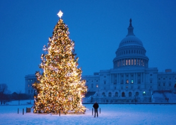 Tradisi Natal diCapitol, Washington, Amerika. Foto: Istimewa.