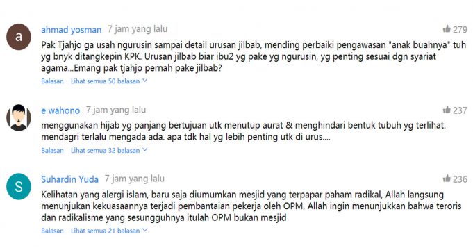 Tjahjo Kumolo PNS Dilarang Julurkan Jilbab, Urus KTP Saja