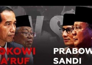 Debat Calon Presiden 2019 Jokowi - Amin vs Prabowo - Sandiaga Uno (Foto" TribunStyle.com/ IG ayuning_28)