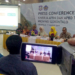 Suasana Presconference Kinerja APBN Dan APBD Tahun 2018 Provinsi Gorontalo yang di gelar di Kanwil Ditjen perbendaharaan (DJPb) Provinsi Gorontalo, Selasa (15/1/2019). Foto: Lukman Polimengo.