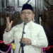Walikota Kota Gorontalo, Marten Taha saat memberikan sambutan pada peresmian Masjid Al Affar, Kecamatan Dumbo Raya, Sabtu (2/2/2019).