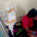 Salah satu pasien DBD yang di rawat di Rumah Sakit Umum Toto. Foto: Lukman Polimengo.