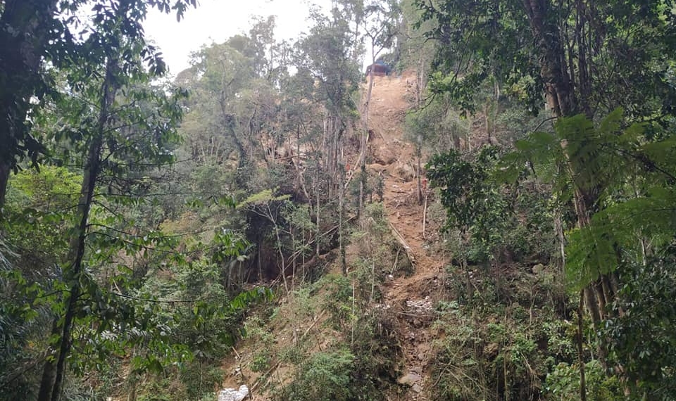 Lokasi tambang emas di Desa Bakan, Kabupaten Bolaang Mongondow. Foto: Marshal Datundugon.