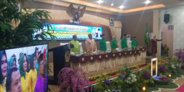 Sidang Paripurna Istimewa DPRD Kota Gorontalo, dalam rangka HUT ke 291 Kota Gorontalo, Selasa (19/3/2019).
