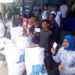 Sampah plastih yang berhasil dikumpulkan saat kegiatan besih laut, yang digelar di objek wisata hiu paus, Desa Botubarani, Minggu (21/4/2019). Foto: Lukman Polimengo.