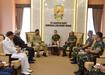 Markas Besar Angkatan Darat (Mabesad), saat menerima delegasi National Defense University (NDU) Pakistan.