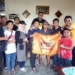 Foto bersama Pengurus Daerah (Pengda) PaSKI Provinsi Gorontalo, saat  menggelar road show dan silaturahmi ke kediaman seniman komedi senior Gorontalo, Amir Musa atau yang akrap disapa Ape, Minggu (21/4/2019).