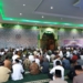 Doa bersama yang digelar di Masjid Rahmatan Lil Alamiin SPN Batudaa, Polda Gorontalo, Senin (20/5/2019).