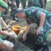 Pangdam XIII/Merdeka Mayjen TNI Tiopan Aritonang serta  Danrem 133/Nani Wartabone Kolonel Czi Arnold AP Ritiauw, melakukan peletakan batu pertama pembangunan Rumah Sakit Korem, Kamis (16/5/2019).