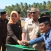 Danrem Nani Warta Bone, Gubernur Gorontalo, Bupati Gorontalo Utara dan Perwakilan Kejaksaan, menekan tombol bersama, peresmian Kodim 1314/Gorontalo Utara, Selasa (25/6/2019).