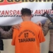 Pelaku pembacokan di Taman Kota Gorontalo, Kamis (27/6/2019) diamankan di Polres Gorontalo Kota. Foto: Istimewa.