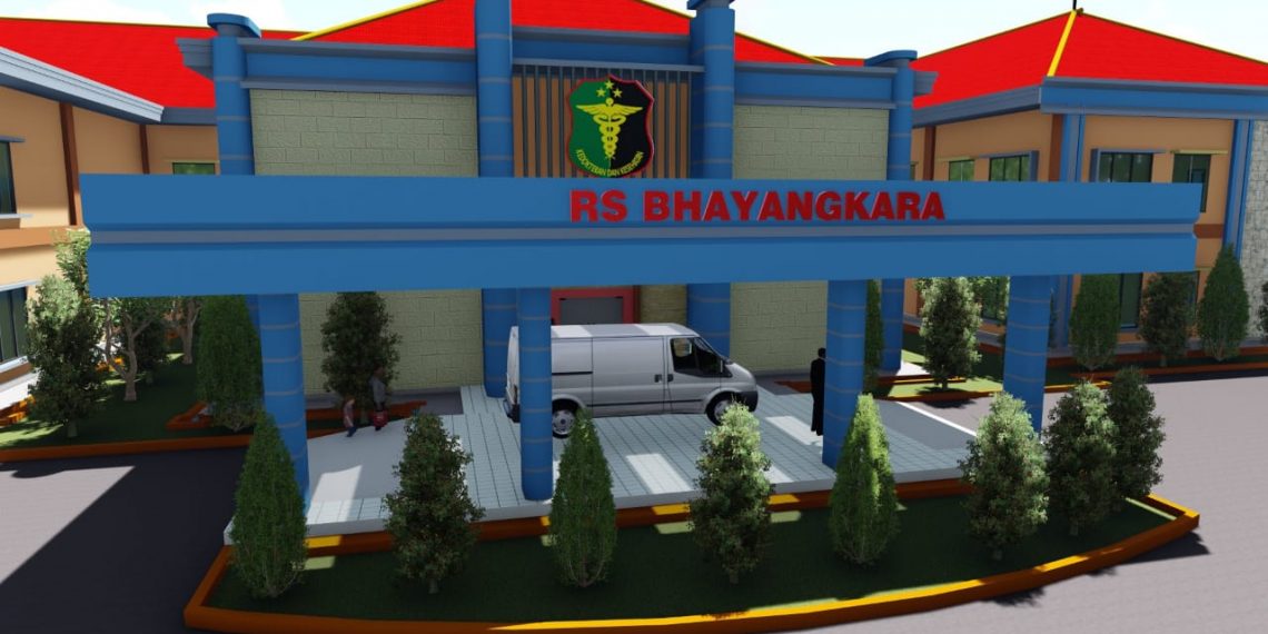 Gambar RS Bhayangkara polda Gorontalo yang pembangunannya sudah disetujui Kapolri.