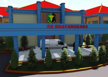 Gambar RS Bhayangkara polda Gorontalo yang pembangunannya sudah disetujui Kapolri.