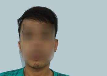 FU, Salah satu terduga pelaku pembunuhan terhadap Reykel Hanafi, yang terjadi di Desa Mongolato, Kecamatan Telaga, Kabupaten Goro1ntalo, Selasa (13/8/2019).