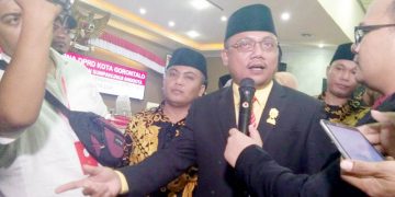 Risman Taha, Ketua DPRD Kota Gorontalo Sementara.