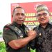 Danrem 133/Nani Wartabone, Letkol Czi Arnold AP Ritiauw bersama Walikota Gorontalo, Marten Taha.