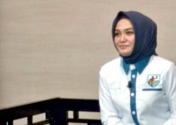 Ketua KNPI Kota Gorontal, Dita Angriani Polapa.