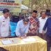 Acara penandatanganan Naskah Perjanjian Hibah Daerah (NPHD), pelaksanaan Pemilihan serentak 2020, antara KPU. Bawaslu dan Pemkab Bonebolango, yang digelar di Desa Lombongo, Kecamatan Suwawa, Minggu (6/10/2019).