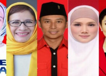 Deretan beberapa Selebriti yang menjadi Anggota DPR RI. (Foto: KPU.go.id)