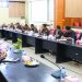 Pimpinan, Ketua Fraksi serta Anggota Komisi 1 DPRD Provinsi Gorontalo,  melakukan kunjungan kerja ke Kantor Kejaksaan Tinggi (Kejati) Gorontalo, dalam rangka konsultasi Peraturan Daerah (Perda) Wilayah Bebas Korupsi (WBK) Provinsi Gorontalo, Selasa (22/10/2019).