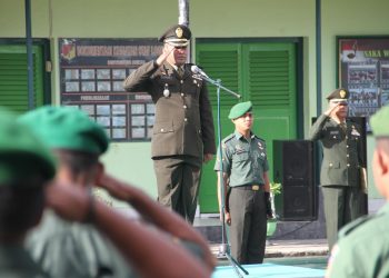Upacara Peringatan Hari Kesaktian Pancasila yang digelar di Makodim