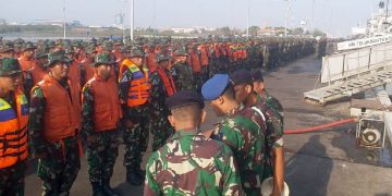 Sebanyak 804 prajurit siswa yang sedang menempuh pendidikan di Komando Pembinaan Doktrin Pendidikan dan Latihan Angkatan laut (Kodiklatal) melaksanakan Latihan Praktek (Lattek) Layar Gabungan Wira Jala Yudha X/2019.