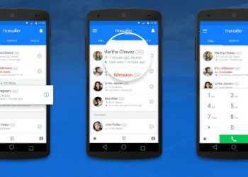 Aplikasi Truecaller.