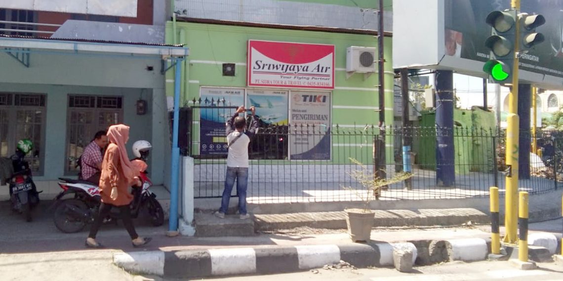 Bangunan yang digunakan travel Mutmainnah yang beralamat di Jalan Raja Eyato, kelurahan Limba B, Kota Gorontalo.