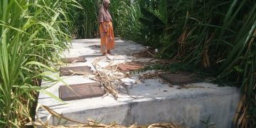 Proyek Instalasi Pembuangan Air Limbah (IPAL) Komunal yang berada di Dusun 1, Desa Toto Utara, Kecamatan Tilongkabila, Kabupaten Bonebolango