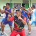 Jajaran Kodim Gorontalo giat melakukan Senam Boxer.