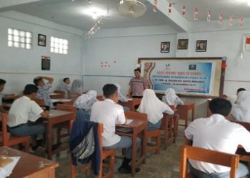 Satuan Bakti Pekerja Sosial Perlindungan Anak (Sakti Peksos PA), saat menggelar Sakti Peksos Goes To School.