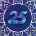 Logo 25 tahun tv swasta nasional Indosiar.