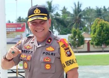 Ketua Kerukunan keluarga Kawanua (KKK-Go), Kompol Berty Runtukahu.