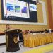 Walikota Gorontalo Marten A. Taha, saat menyampaikan sambutan pada kegiatan Rapat Evaluasi dan Koordinasi Penyerapan Triwulan IV tahun 2019 Kota Gorontalo.