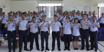 Kegiatan ceramah hukum, yang digelar di Gedung Balai Prajurit, Pangkalan TNI AU Sam Ratulangi, Jumat (6/3/2020). Foto Pentak Lanud Sam Ratulangi.