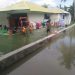 Salah satu rumah warga di Kota Gorontalo yang terendam air. Foto: Lukman Polimengo.