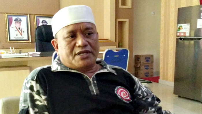 Risjon Sunge, Kepala Dinas Sosial Provinsi Gorontalo. Foto: Lukman Polimengo.