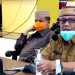 Gubernur Gorontalo, Rusli Habibie saat memberikan keterangan pers. Foto: Arfandy Ibrahim.