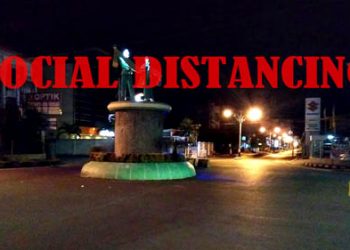 Ilustrasi Pembatasan Sosial. Foto: Lukman Polimengo.