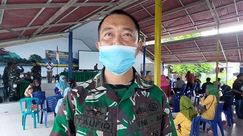 Pasi Bakti Staf Korem Nani Wartabone, Mayor Inf. Taufiq Buhang.