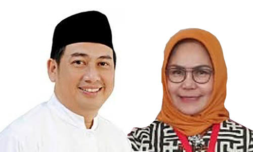 Pasangan calon Bupati -Wakil Bupati Bone Bolango, Hamim Pou - Merlan Uloli.