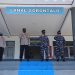 Komandan Lanal Gorontalo, Letkol Laut (P) Sayid Hasan, menerima kunjungan Kapolda Gorontalo Irjen Pol Akhmad Wiyagus, Jumat (11/9/2020)