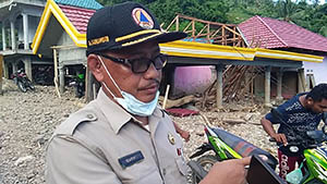 Kepala BPBD Provinsi Gorontalo, Sumarwoto. Foto: Lukman Polimengo.